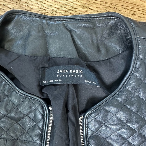 Zara Leather Jacket - Picture 3 of 4